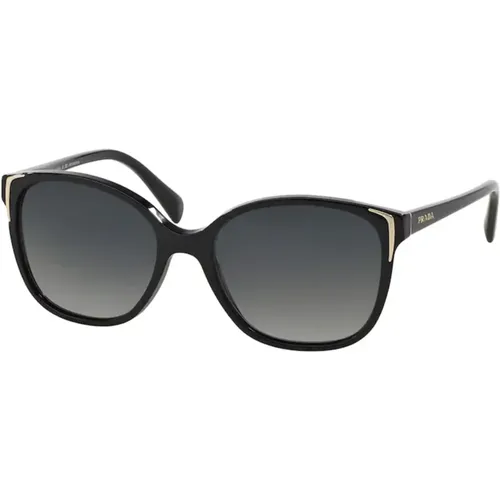Grey Shaded Sunglasses SPR 01Os , female, Sizes: 55 MM - Prada - Modalova