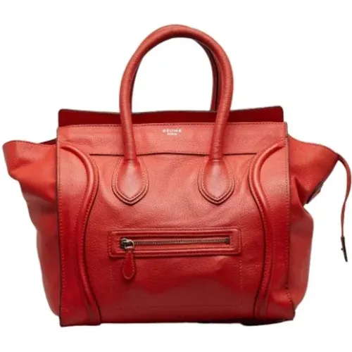 Pre-owned Handbags, unisex, , Size: ONE SIZE Pre-owned Leather celine-bags - Celine Vintage - Modalova