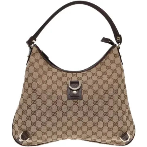 Pre-owned Shoulder Bags, female, , Size: ONE SIZE Pre-owned Canvas gucci-bags - Gucci Vintage - Modalova