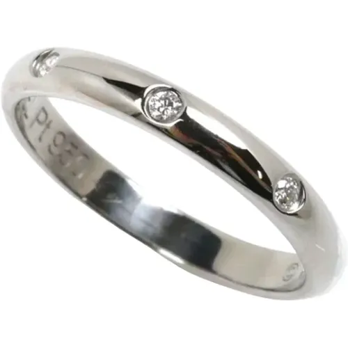 Pre-owned Jewellery, female, , Size: ONE SIZE Pre-owned Platinum rings - Cartier Vintage - Modalova