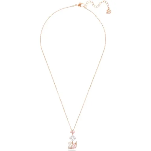 Damen Anhänger Rosa Kristall Roségold Swan 5473024 - Swarovski - Modalova