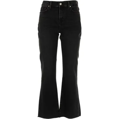 Schwarze Jeans Daisy Ankle Luxe Vintage , Damen, Größe: W26 - 7 For All Mankind - Modalova