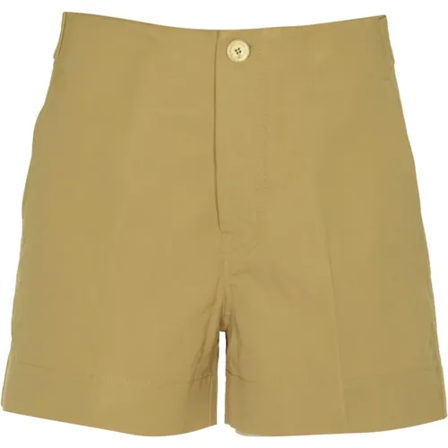 Linen Blend Stylish Summer Shorts , female, Sizes: M, S - Roberto Collina - Modalova