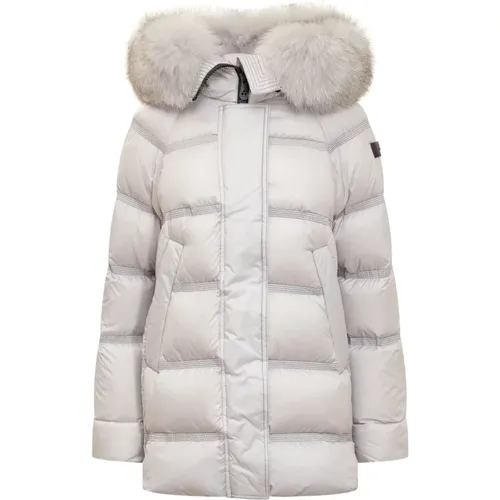 Fur Puffer Jacket , female, Sizes: S, 2XS, XS - Peuterey - Modalova