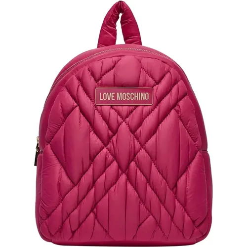 Fuchsia Mode Rucksack Moschino - Moschino - Modalova