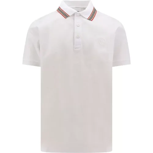 Polo Shirt with Logo Embroidery , male, Sizes: 2XL, S - Burberry - Modalova