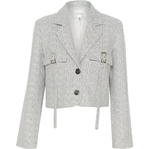 Light Melange Coellegz Blazer , female, Sizes: XL - Gestuz - Modalova