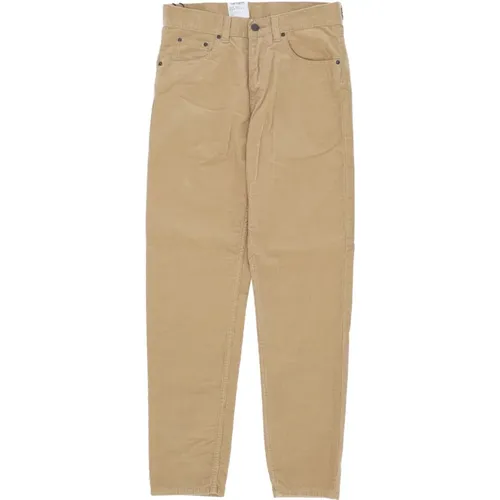 Samt Lange Hose Regular Fit , Herren, Größe: W33 - Carhartt WIP - Modalova