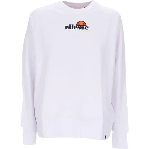 Lightweight Crewneck Sweatshirt Optical , female, Sizes: L, S, M, XS - Ellesse - Modalova