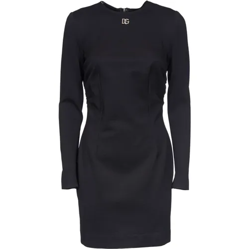 Pinafore Metal Dress , female, Sizes: 2XS, XS - Dolce & Gabbana - Modalova