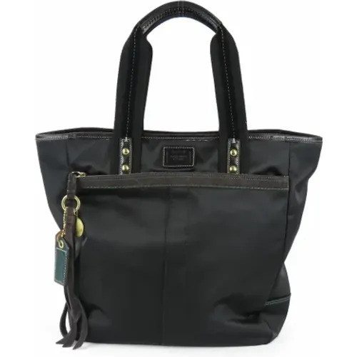 Pre-owned Tote Bags, female, , Size: ONE SIZE Pre-owned Nylon shoulder-bags - Coach Pre-owned - Modalova