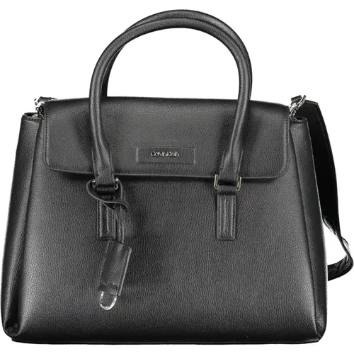 Schwarze Damenhandtasche mit Abnehmbarem Riemen - Calvin Klein - Modalova