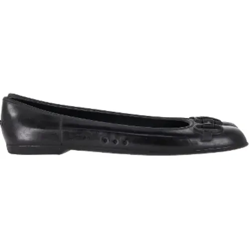 Pre-owned Rubber flats , female, Sizes: 6 UK - Gucci Vintage - Modalova