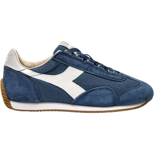 Sneakers, male, , Size: 6 US Canvas Stone Wash Sneakers - Diadora - Modalova