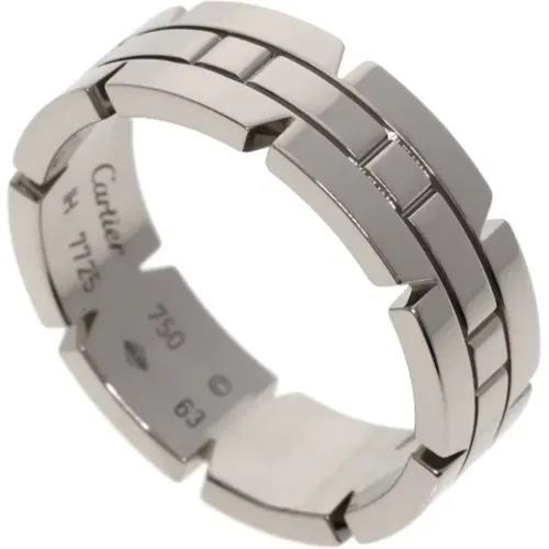 Pre-owned Jewellery, female, , Size: ONE SIZE Pre-owned White Gold rings - Cartier Vintage - Modalova