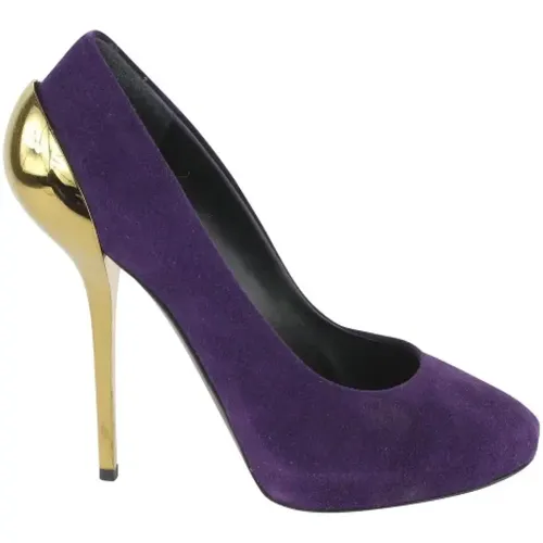 Pre-owned Suede heels , female, Sizes: 6 1/2 UK - Giuseppe Zanotti Pre-owned - Modalova