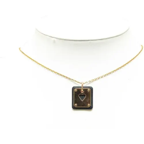 Pre-owned Jewellery, female, , Size: ONE SIZE Pre-owned Gold necklaces - Hermès Vintage - Modalova