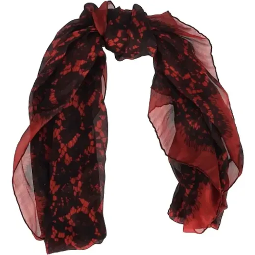 Pre-owned Scarves, female, , Size: ONE SIZE Pre-owned Silk scarves - Valentino Vintage - Modalova