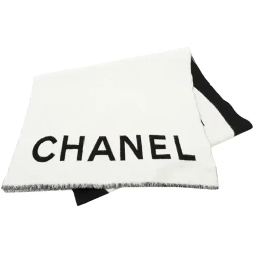 Pre-owned Scarves, female, , Size: ONE SIZE Pre-owned Cashmere scarves - Chanel Vintage - Modalova