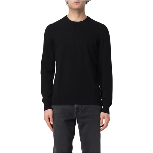 Cashmere Knitwear, male, , Size: 2XL Cashmere Crew Neck Sweater - Fedeli - Modalova