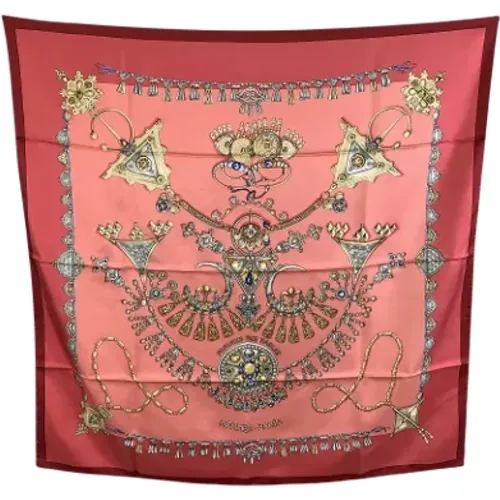 Pre-owned Scarves, female, , Size: ONE SIZE Pre-owned Silk scarves - Hermès Vintage - Modalova