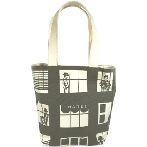 Pre-owned Tote Bags, female, , Size: ONE SIZE Pre-owned Canvas chanel-bags - Chanel Vintage - Modalova