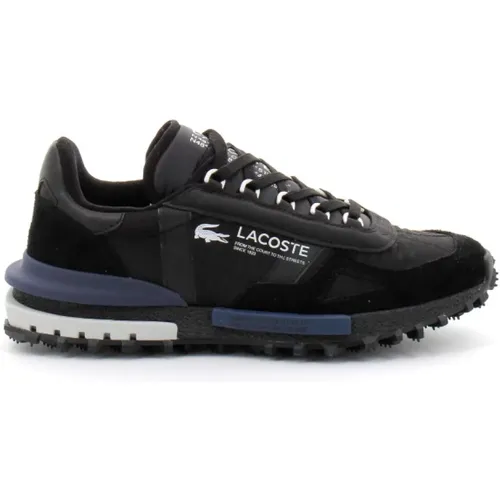 Aktive Elite Sneakers Schwarz-Blau , Herren, Größe: 40 1/2 EU - Lacoste - Modalova