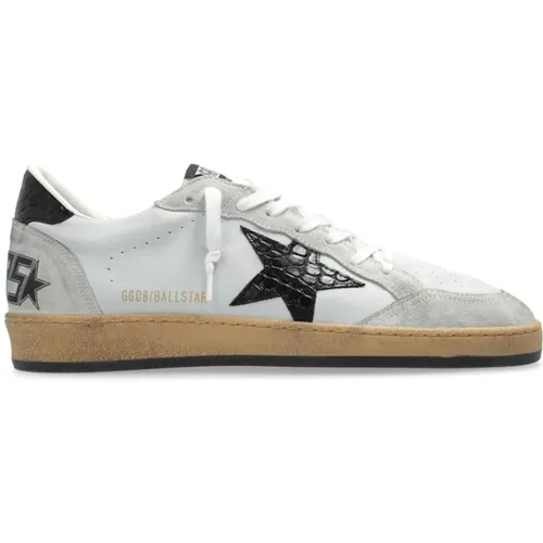 Graue Ledersneakers , Herren, Größe: 42 EU - Golden Goose - Modalova