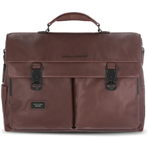 Laptop Bags & Cases, unisex, , Size: ONE SIZE Dark Unisex Handbag with PC and Tablet Holder - Piquadro - Modalova