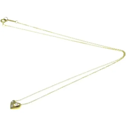 Pre-owned Jewellery, female, , Size: ONE SIZE Pre-owned Gold necklaces - Tiffany & Co. Pre-owned - Modalova