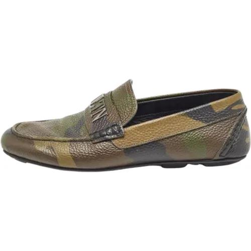 Pre-owned Leather flats , male, Sizes: 7 UK - Valentino Vintage - Modalova