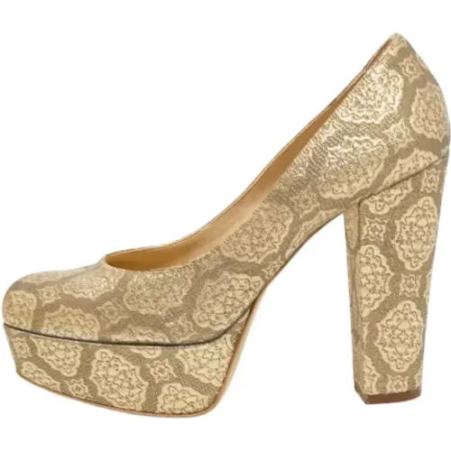 Pre-owned Fabric heels , female, Sizes: 5 1/2 UK - Stella McCartney Pre-owned - Modalova