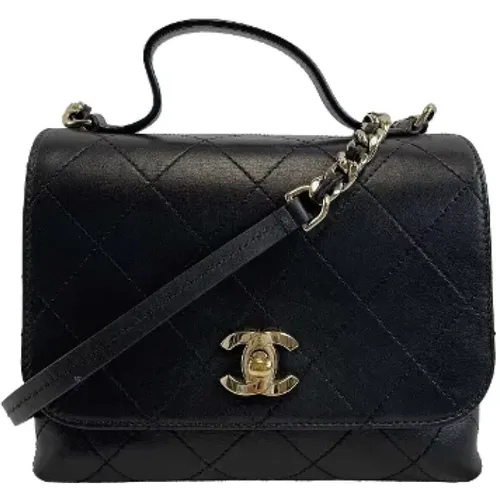 Pre-owned Leather crossbody-bags , female, Sizes: ONE SIZE - Chanel Vintage - Modalova