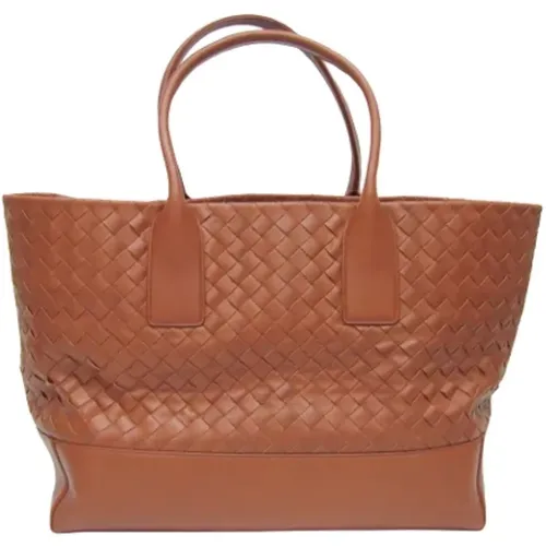 Pre-owned Leather totes , female, Sizes: ONE SIZE - Bottega Veneta Vintage - Modalova