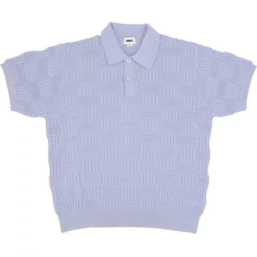 Hydrangea Short Sleeve Polo Sweater , male, Sizes: XL, L, M - Obey - Modalova