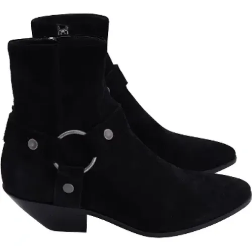 Pre-owned Suede boots , female, Sizes: 5 UK - Yves Saint Laurent Vintage - Modalova