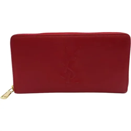 Pre-owned Leather wallets , female, Sizes: ONE SIZE - Yves Saint Laurent Vintage - Modalova