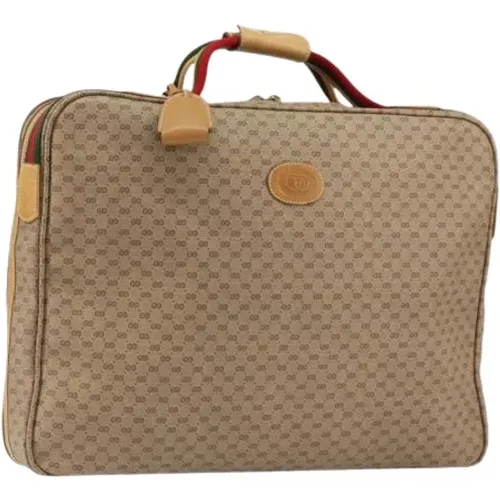 Pre-owned Weekend Bags, female, , Size: ONE SIZE Pre-owned Plastic Weekend Bag - Gucci Vintage - Modalova