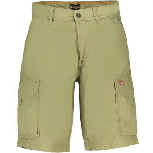 Bermuda Shorts with Logo , male, Sizes: W32, W33, W31, W34, W30 - Napapijri - Modalova