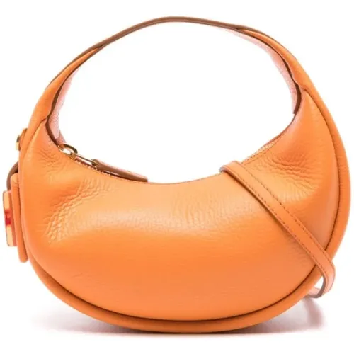 Leather Grained Texture Bag , female, Sizes: ONE SIZE - Hogan - Modalova