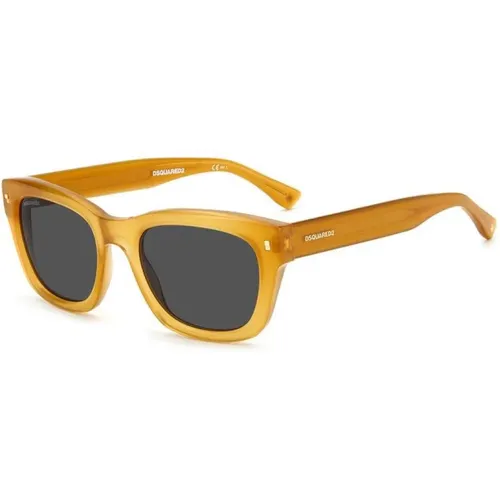 Stylische Sonnenbrille für Männer , Herren, Größe: 52 MM - Dsquared2 - Modalova