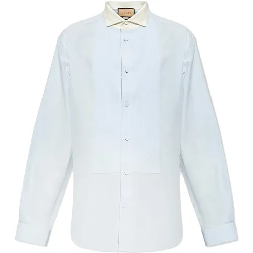 Stylish Cotton Shirt for Men , male, Sizes: M - Gucci - Modalova