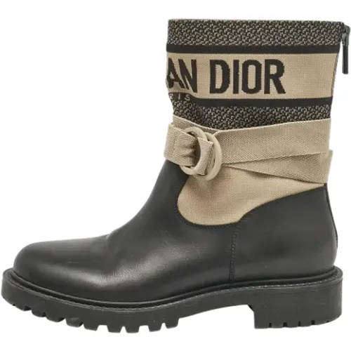 Pre-owned Leather boots , female, Sizes: 4 1/2 UK - Dior Vintage - Modalova