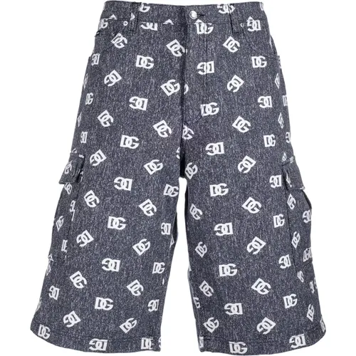 Regular Fit Shorts und Bermuda , Herren, Größe: XL - Dolce & Gabbana - Modalova