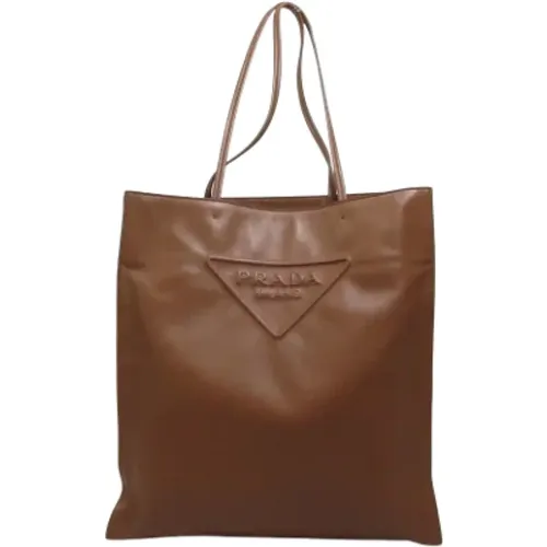 Pre-owned Tote Bags, female, , Size: ONE SIZE Pre-owned Leather prada-bags - Prada Vintage - Modalova