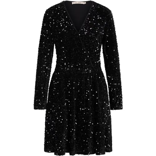 Sparkling Wrap Dress , female, Sizes: XS, XL, S - RUE de Femme - Modalova