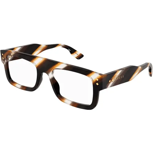Stylische Brille , Herren, Größe: 52 MM - Gucci - Modalova