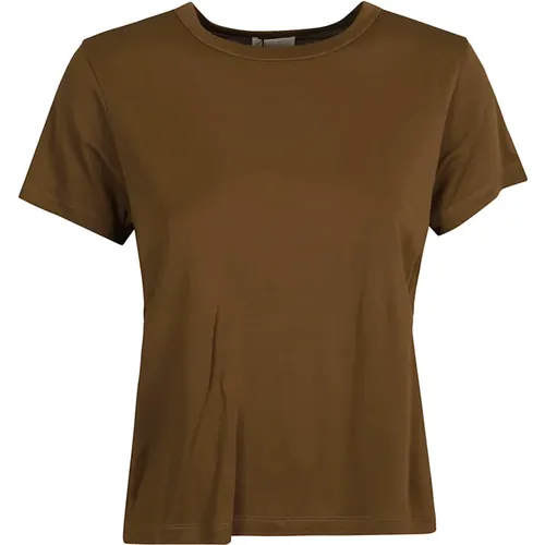 Jersey Crew Neck T-Shirt , female, Sizes: S, XS, M, L - Khaite - Modalova