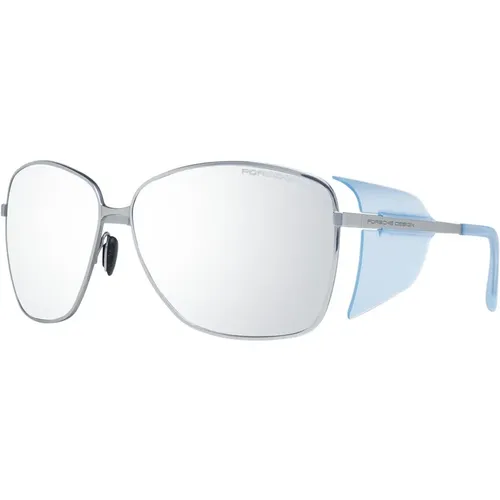 Silberne Damen Schmetterling Sonnenbrille - Porsche Design - Modalova