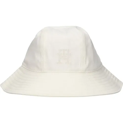 Weiße Monogram Bucket Hat - Tommy Hilfiger - Modalova